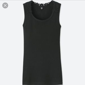 Uniqlo Lace Back Tank Top